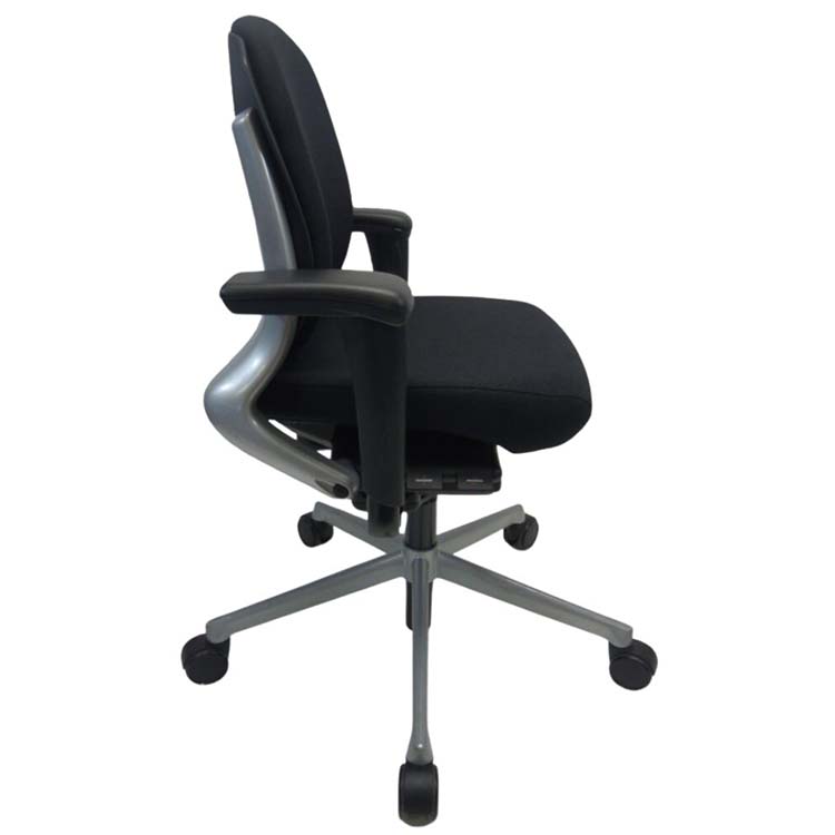 AHREND 230 middelhoge rug Office Chair medium-high backrest, new fabric - black fabric / cross base - Image 3