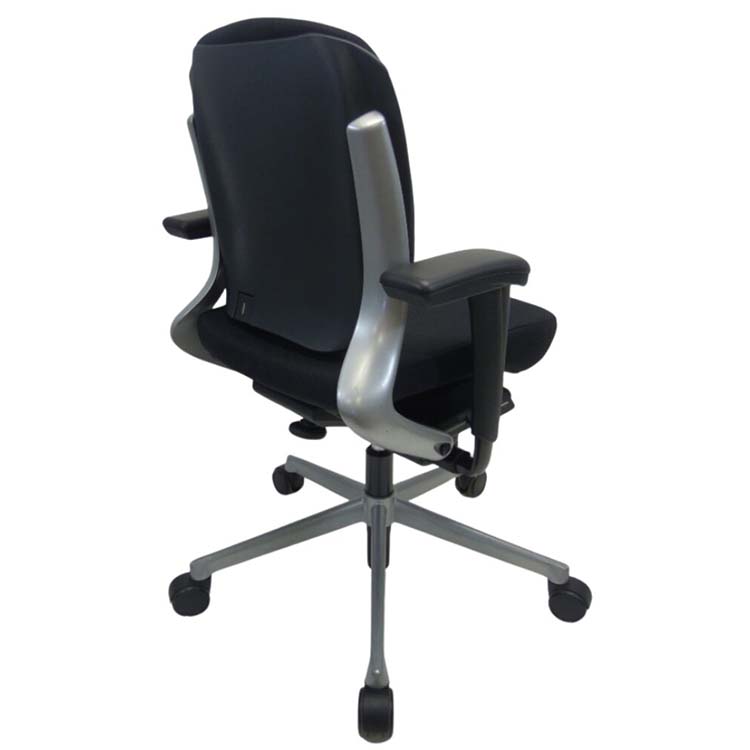 AHREND 230 middelhoge rug Office Chair medium-high backrest, new fabric - black fabric / cross base - Image 4
