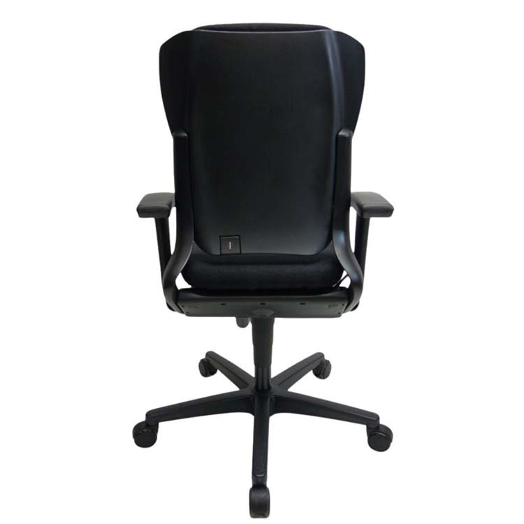AHREND 230 Office Chair extra high backrest, new fabric - black fabric / cross base - Image 5