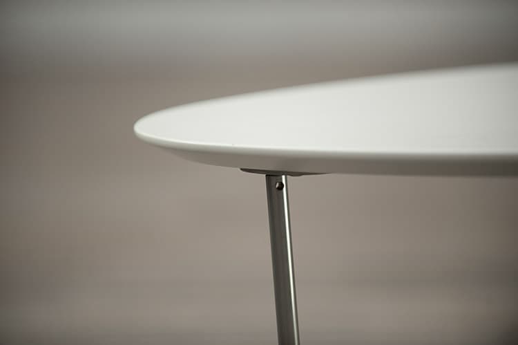 STUA Eclipse Table d’appoint Ellipse B71xD56xH30 - plastique blanc / blanc plaque de base – Image 7