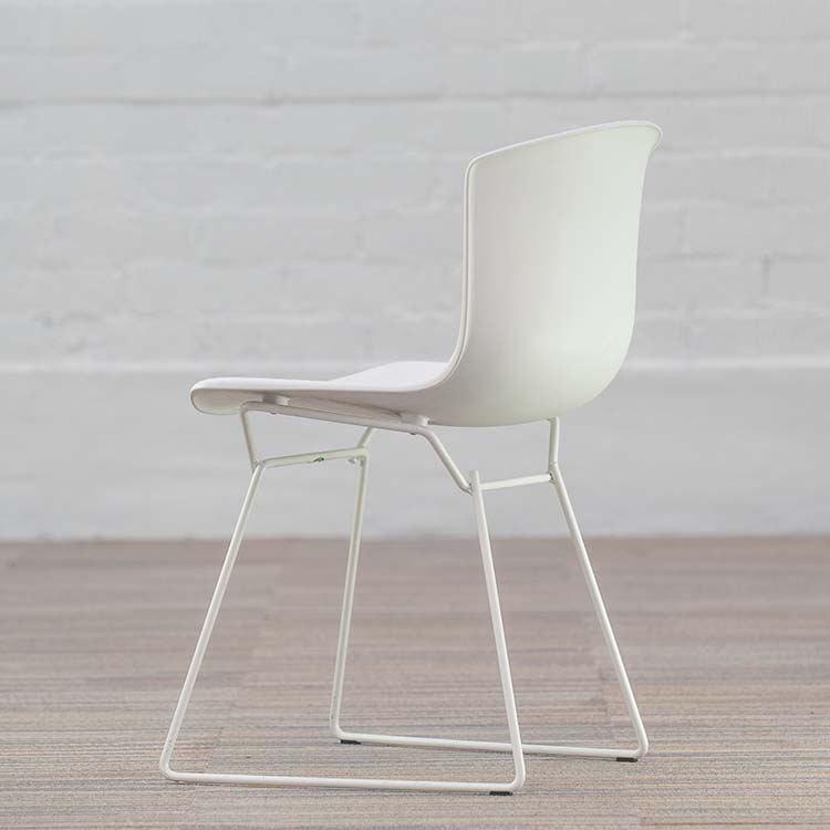 KNOLL Plastic Side Chair Chaise d’accueil design Harry Bertoia - plastique blanc – Image 6