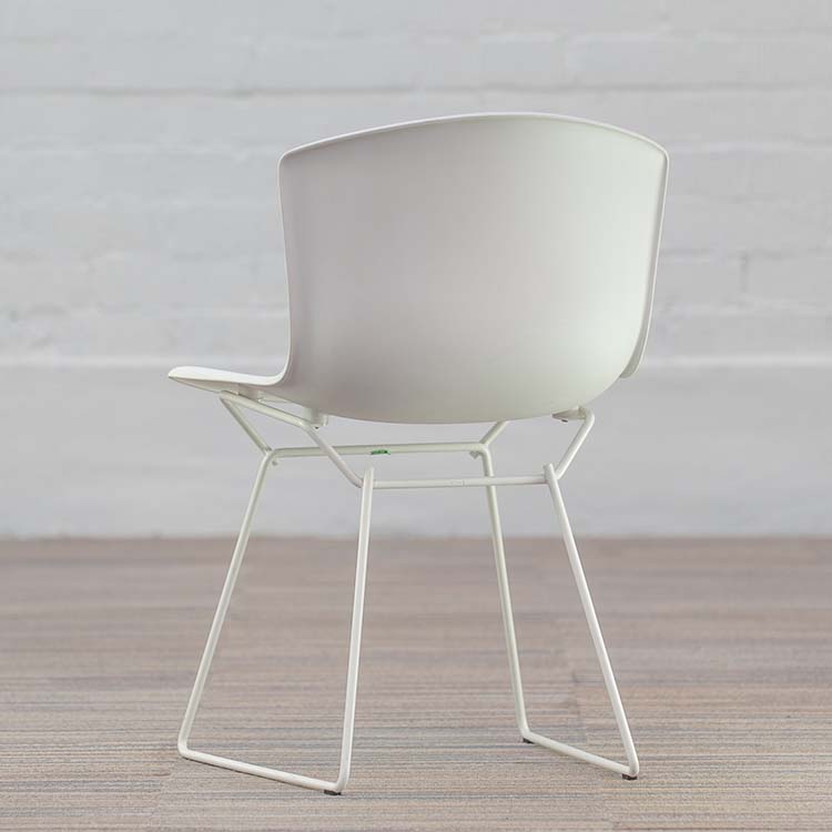 KNOLL Plastic Side Chair Chaise d’accueil design Harry Bertoia - plastique blanc – Image 7