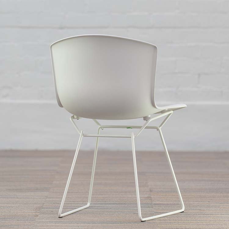 KNOLL Plastic Side Chair Chaise d’accueil design Harry Bertoia - plastique blanc – Image 9