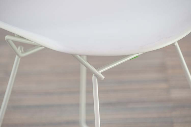 KNOLL Plastic Side Chair Chaise d’accueil design Harry Bertoia - plastique blanc – Image 12