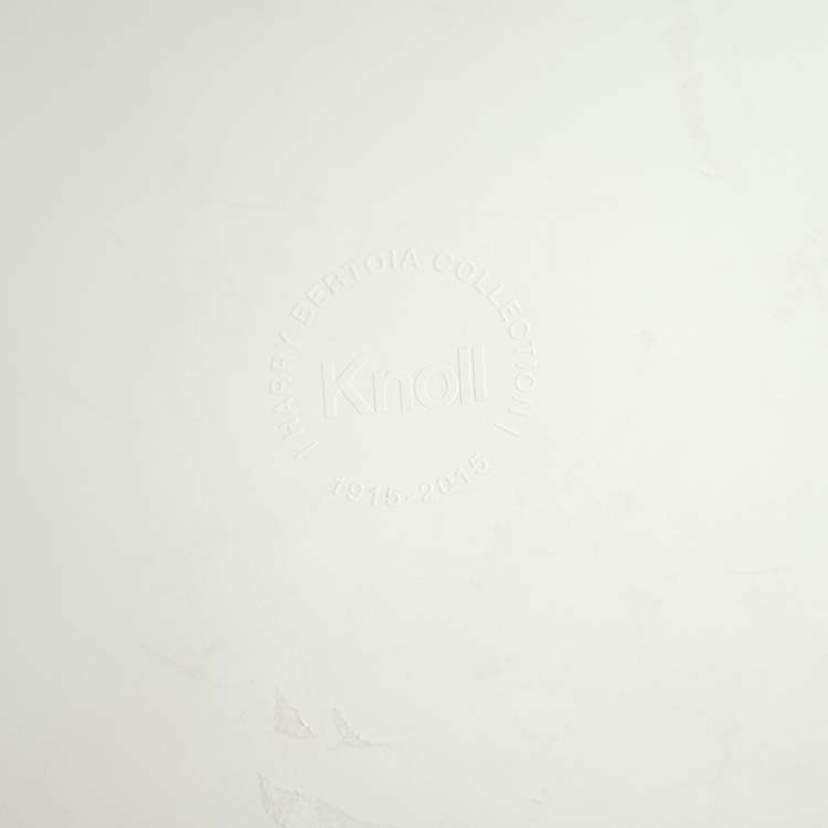 KNOLL Plastic Side Chair Chaise d’accueil design Harry Bertoia - plastique blanc – Image 16