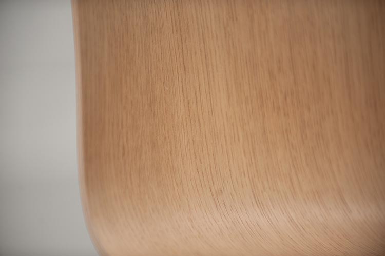 LAPALMA Thin Tabouret de bar pivotant design Kerri Monni - bois clair / acier gris plaque de base – Image 12