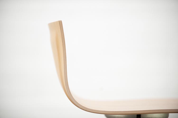 LAPALMA Thin Tabouret de bar pivotant design Kerri Monni - bois clair / acier gris plaque de base – Image 20
