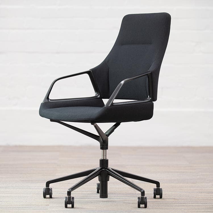 WILKHAHN Graph Office Chair - black fabric / black cross base - Image 2