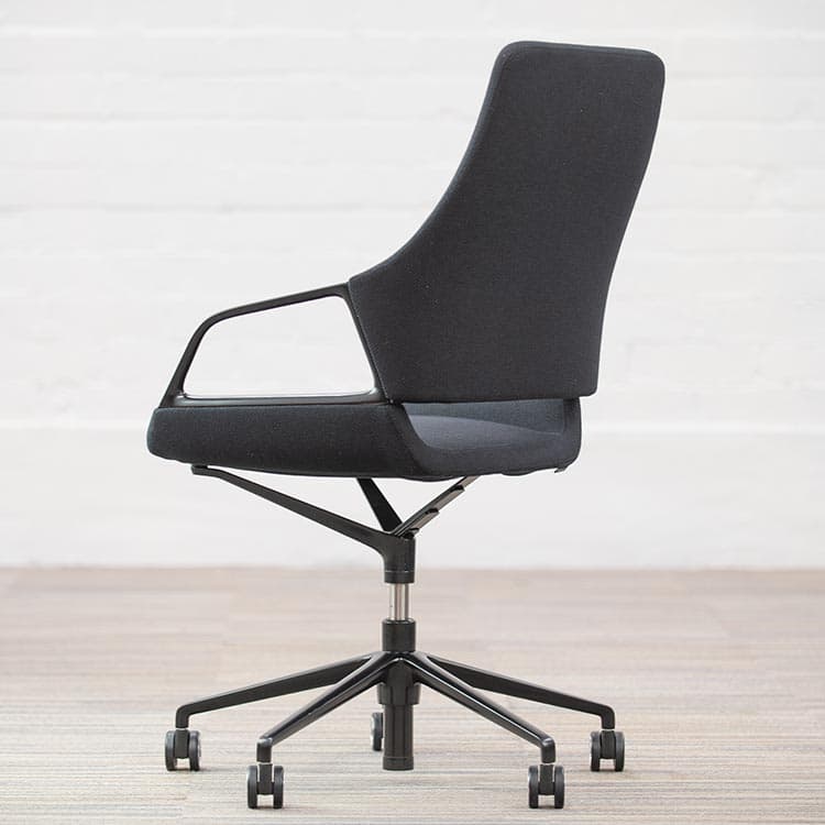 WILKHAHN Graph Office Chair - black fabric / black cross base - Image 4