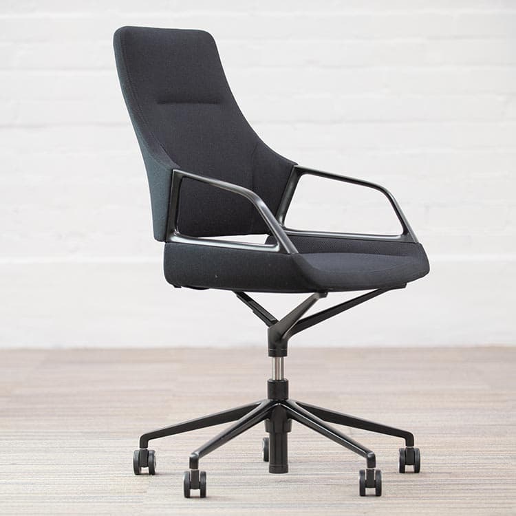 WILKHAHN Graph Office Chair - black fabric / black cross base - Image 8