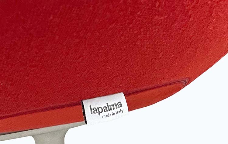 LAPALMA AUKI S113 Chaise lounge design Hee Welling - tissu orange / aluminium base étoile – Image 15