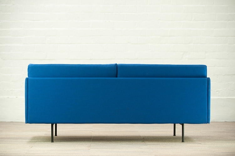 MUUTO Outline Remix 163 Sofa Zitbank 3-zit design Anderssen & Voll B170xD84xH71 - blauw stof / alu zwart vierpoot - Afbeelding 5