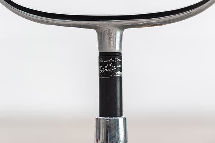 VITRA EA208 soft pad Vergaderstoel design Charles and Ray Eames - blauw leder / chrome sterpoot - Afbeelding 16