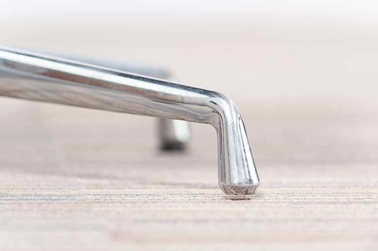 VITRA EA208 soft pad Vergaderstoel design Charles and Ray Eames - blauw leder / chrome sterpoot - Afbeelding 22