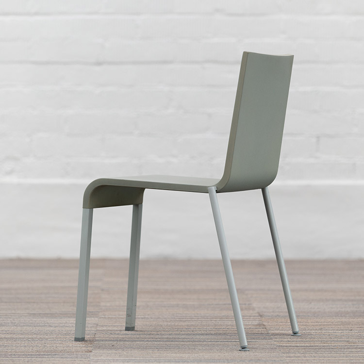 VITRA .03 Design Stoel design Maarten van Severen - grijs kunststof / alu vierpoot - Afbeelding 5