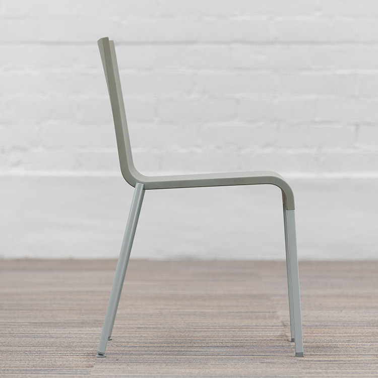 VITRA .03 Design Stoel design Maarten van Severen - grijs kunststof / alu vierpoot - Afbeelding 9