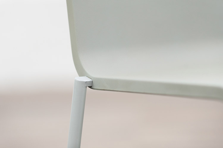 VITRA .03 Design Stoel design Maarten van Severen - grijs kunststof / alu vierpoot - Afbeelding 11