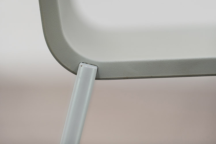 VITRA .03 Design Stoel design Maarten van Severen - grijs kunststof / alu vierpoot - Afbeelding 15