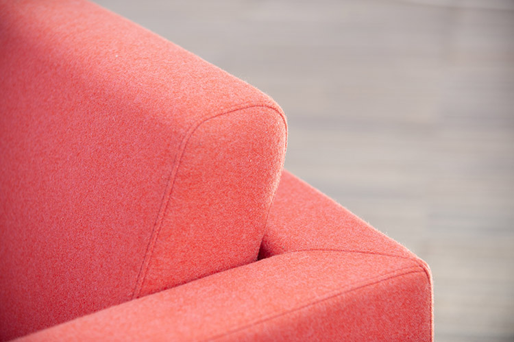 SITLAND Canapé 2-Seater Bench B151xD78xH83 - pink fabric / chrome four-leg - Image 20
