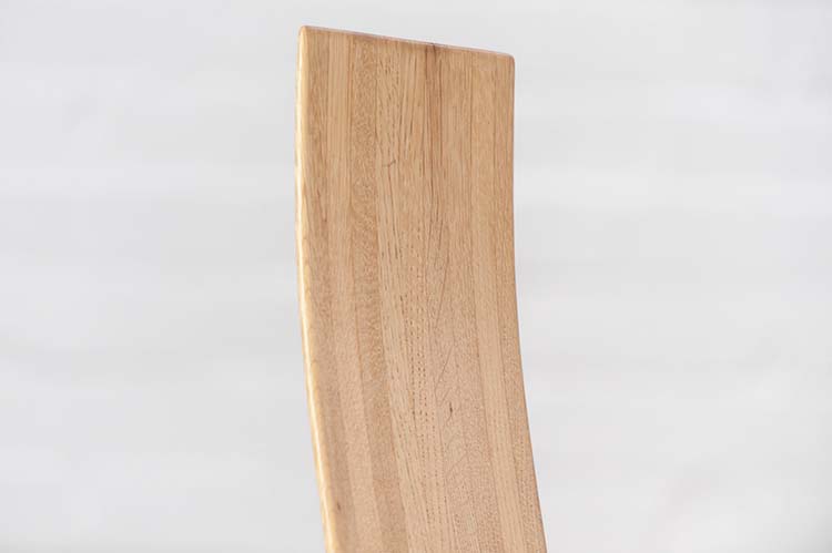 ROB & DRIES VAN DEN BERGHE Dining chairs Vergaderstoel design Rob & Dries Van den Berghe - donkerrood leder / hout driepoot - Afbeelding 15
