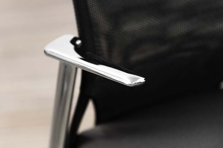 VITRA MedaSlim Vergaderstoel design Alberto Meda stapelbaar - zwart stof / zwart kunststof / chrome vierpoot - Afbeelding 14