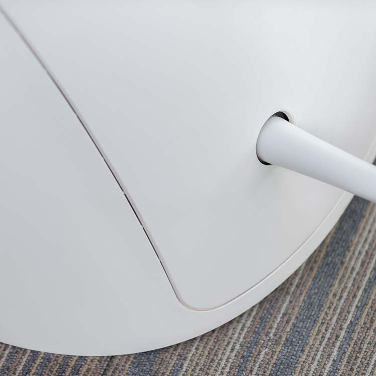 ZÜCO Little Perillo Chaise d’accueil design Martin Bellendat - plastique blanc / métal blanc quatre pieds – Image 18