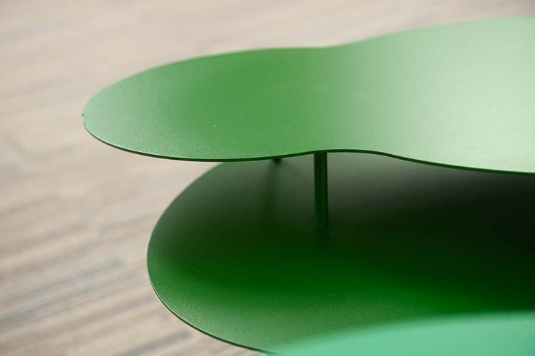 OFFECCT Amazonas Table d’appoint design Claesson Koivisto Rune B57xD30-38xH35-45 - métal vert / métal vert multipieds – Image 11