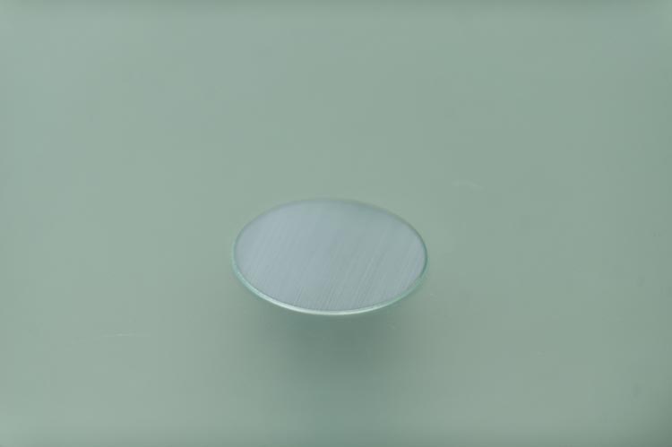 Table d’appoint Rond B70xD70xH50 - verre teinté / chrome quatre pieds – Image 8