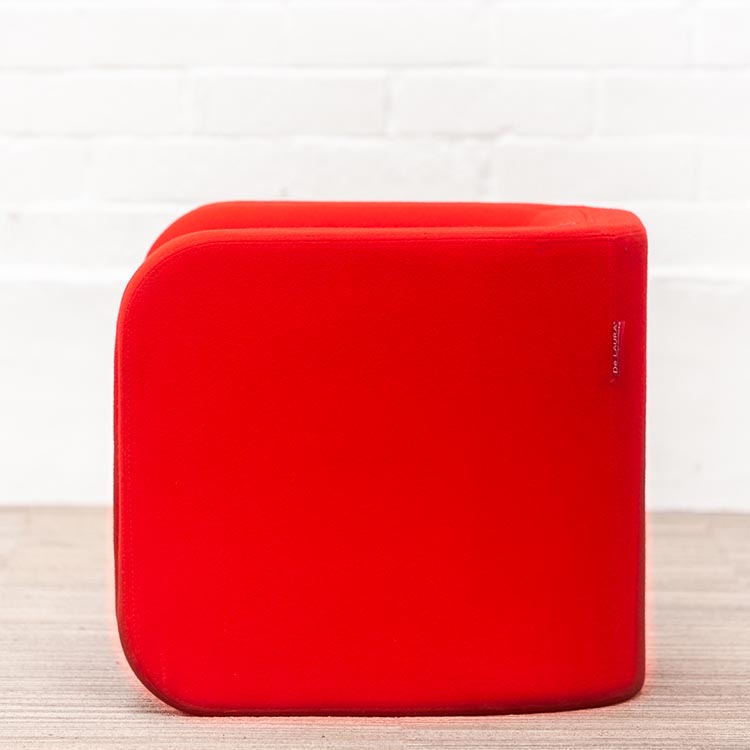 AHREND de Laura Armchair Omkeerbaar design Laura Brussaard - rood stof / rood stof u-poot - Afbeelding 3