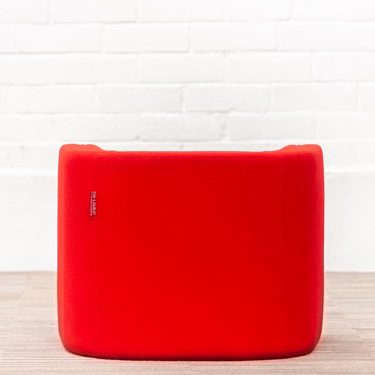 AHREND de Laura Armchair Omkeerbaar design Laura Brussaard - rood stof / rood stof u-poot - Afbeelding 5