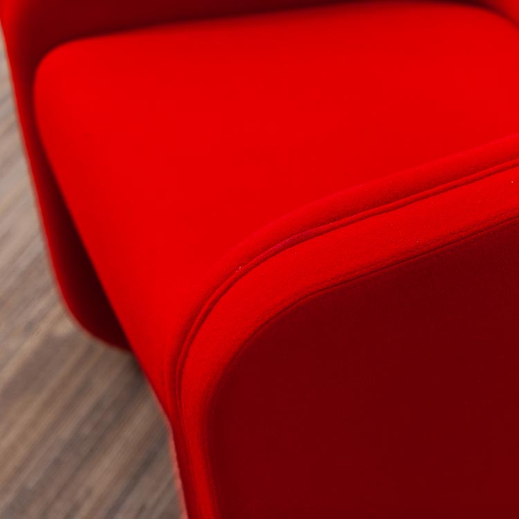 AHREND de Laura Armchair Omkeerbaar design Laura Brussaard - rood stof / rood stof u-poot - Afbeelding 14