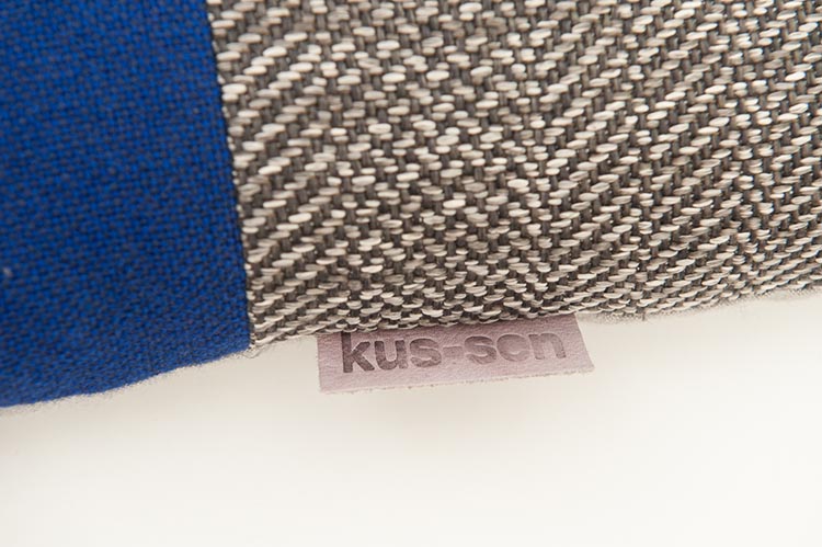 KUS-SEN Kussen design Susan van Heumen B55xL55 - verschillende tinten blauw / grijs / roos / wit in stof - Afbeelding 9
