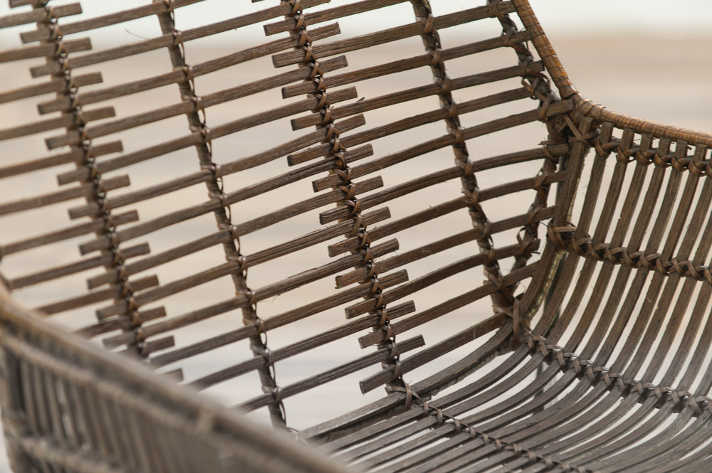 MAISON ET STYLES Fauteuil - rotin bruin / métal noir quatre pieds – Image 13
