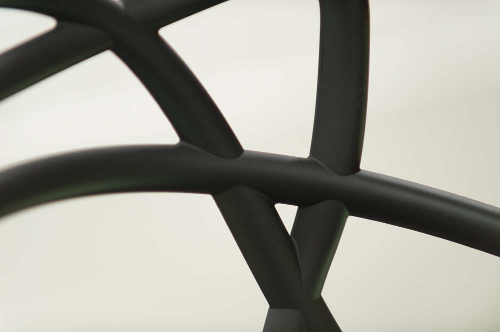 KARTELL Masters Stool Tabouret de bar design Philippe Starck and Eugeni Quitllet - plastique noir / plastique noir quatre pieds – Image 16