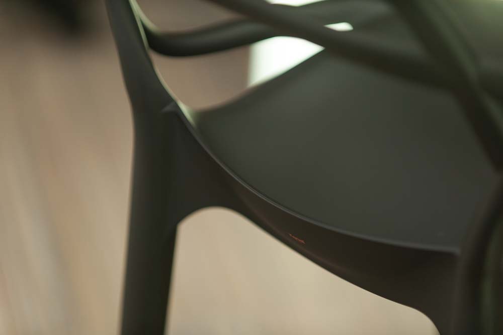 KARTELL Masters Stool Tabouret de bar design Philippe Starck and Eugeni Quitllet - plastique noir / plastique noir quatre pieds – Image 22
