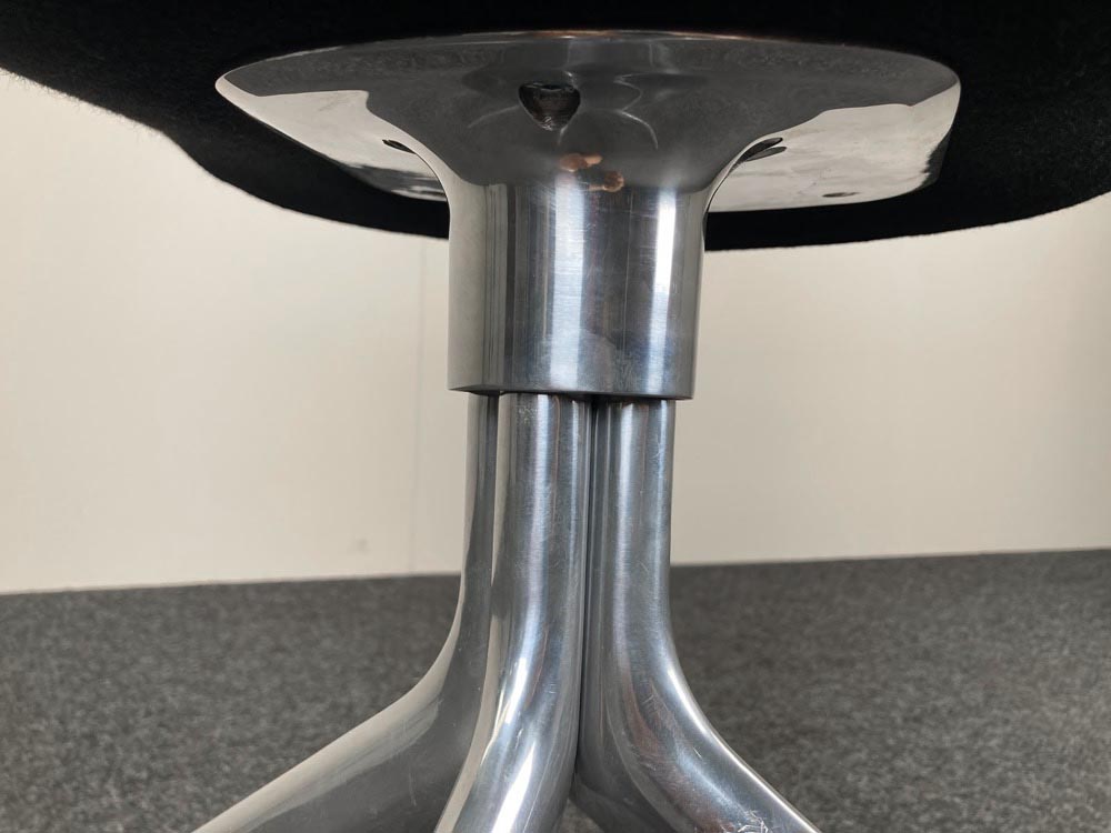 HAY About a Chair AAC21 Ontvangststoel design Hee Welling - zwarte stof / chrome vierpoot - Afbeelding 13
