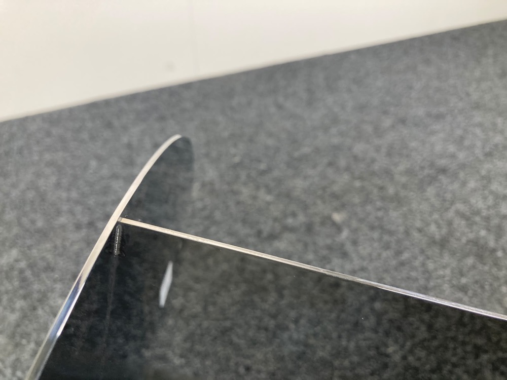 HAY Slit Table Table d’appoint Rond B45xD45xH35.5 - miroir / verre piètement mural – Image 14