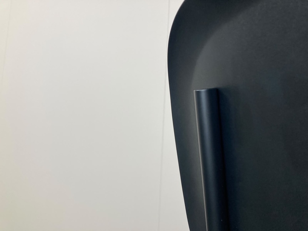 HAY Soft Edge 95 Tabouret de bar design Iskos-Berlin empilable - plastique noir / acier noir quatre pieds – Image 17
