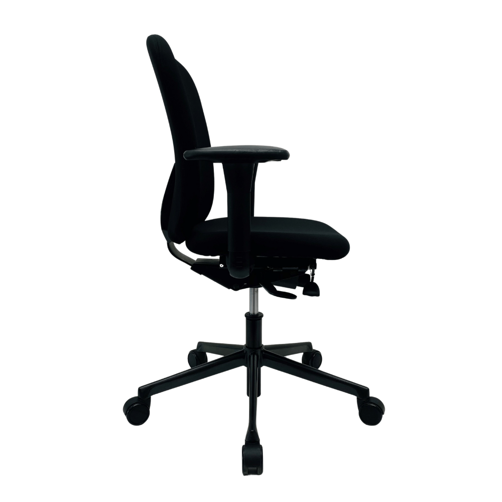 AHREND 160 Office Chair new fabric - black fabric / cross base - Image 3