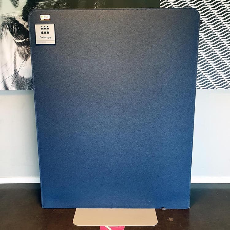 BUZZISPACE Buzzifree Cloison acoustique H180xD140 - bourbour bleu – Image 2