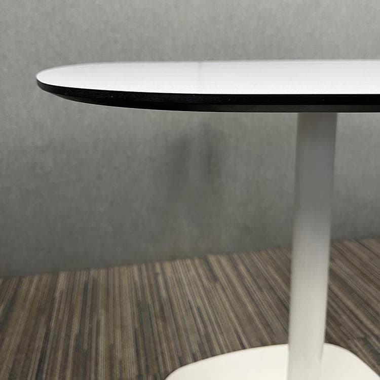 ENEA Lottus 21 Canteen Table Square B80xD80xH73 - white / white metal - Image 2