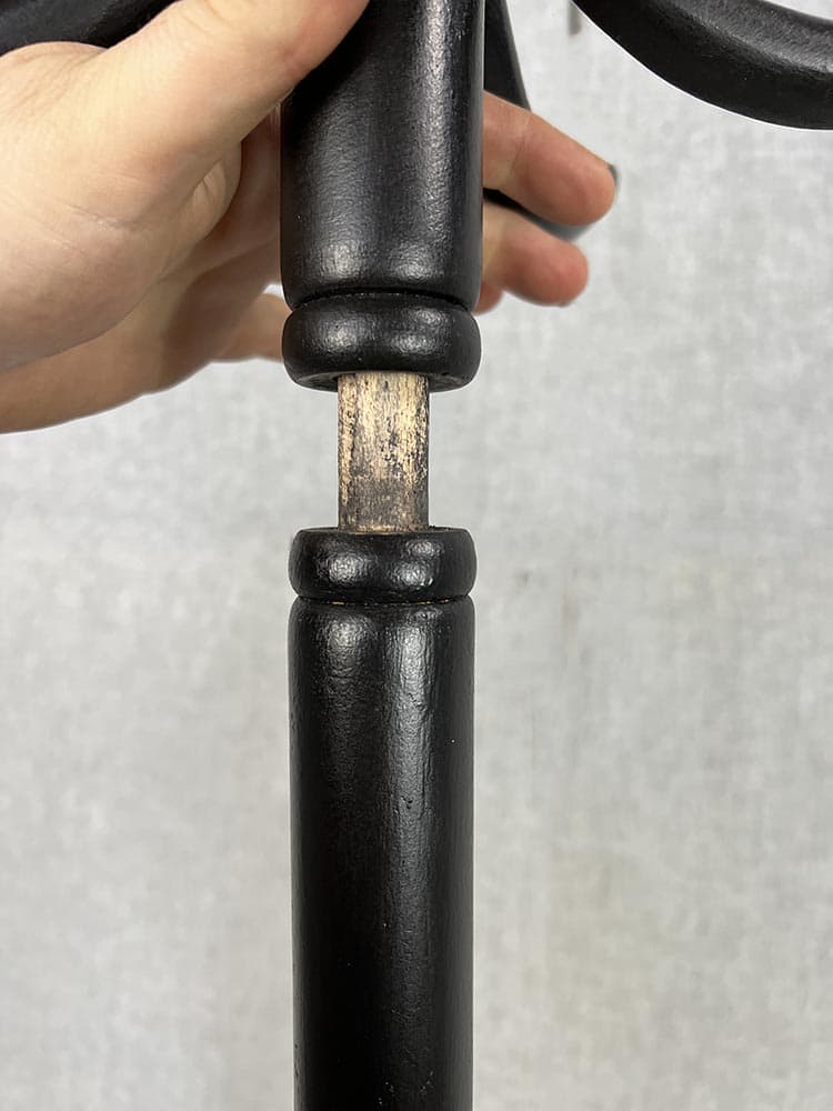 Porte-manteau H193 - bois noir – Image 4