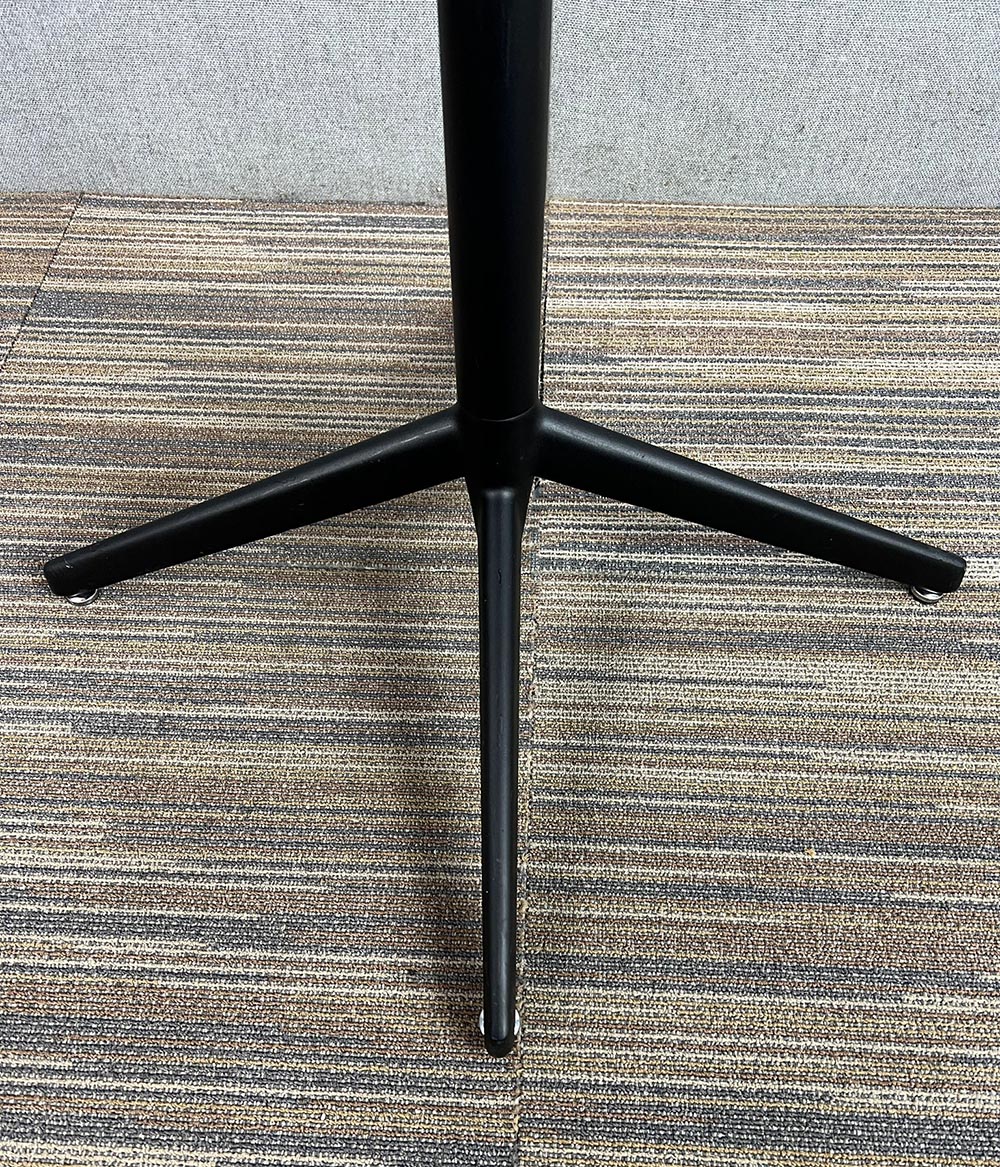 ENEA Table bistro pliable B70xD70xH110 - hpl noir / métal noir – Image 4