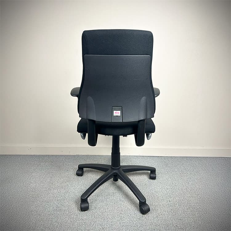 AXIA BMA 1.2 Bureaustoel refurbished stof - zwart stof / zwart kunststof kruisvoet - Afbeelding 5