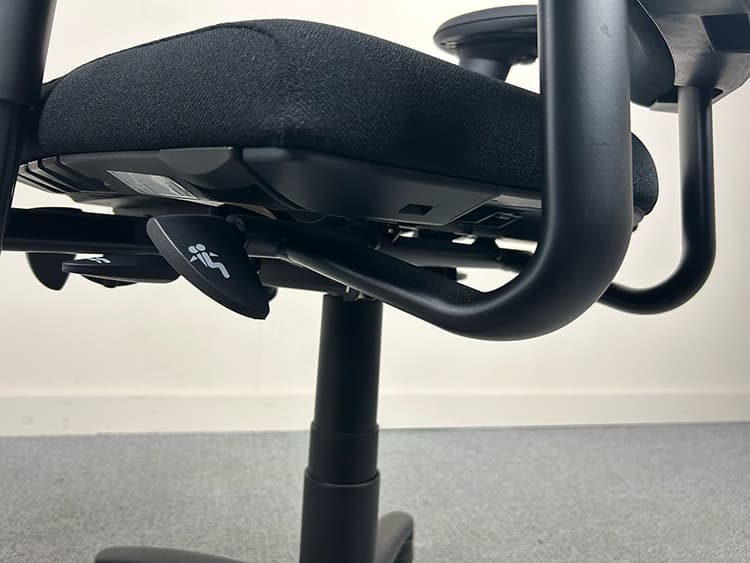 AXIA BMA 1.2 Bureaustoel refurbished stof - zwart stof / zwart kunststof kruisvoet - Afbeelding 10