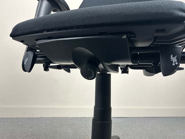 AXIA BMA 1.2 Bureaustoel refurbished stof - zwart stof / zwart kunststof kruisvoet - Afbeelding 11