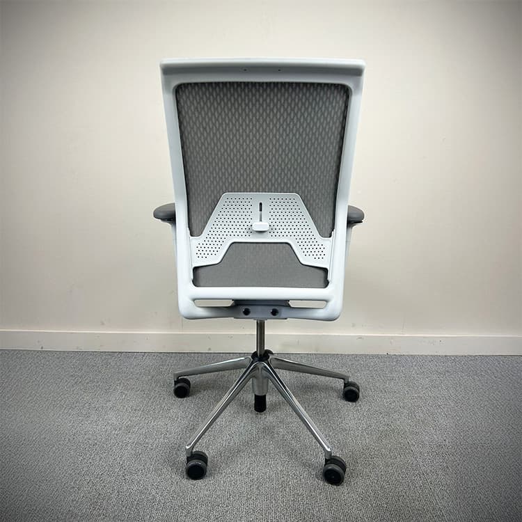 VITRA ID Chair concept Chaise de bureau - tissu gris / métal base croisée – Image 5