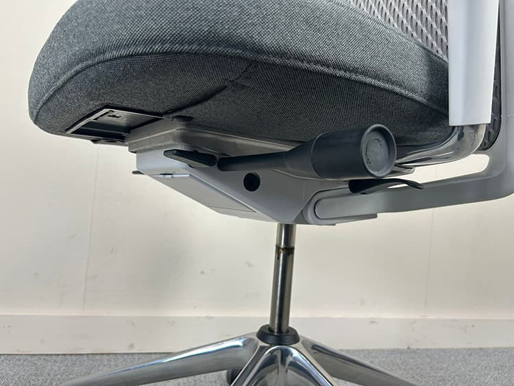 VITRA ID Chair concept Chaise de bureau - tissu gris / métal base croisée – Image 8