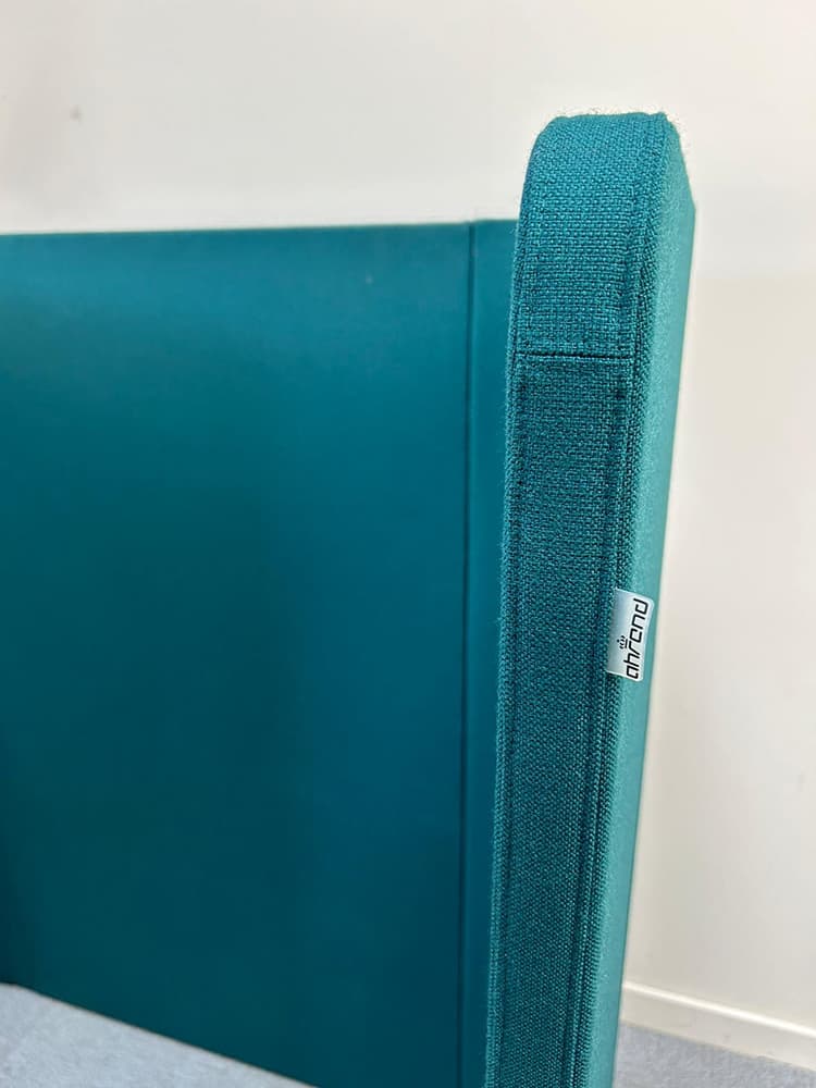 AHREND Cloison acoustique H160xB152xD90 - tissu bleu-vert – Image 3