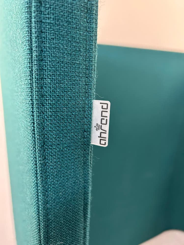 AHREND Cloison acoustique H160xB152xD90 - tissu bleu-vert – Image 6